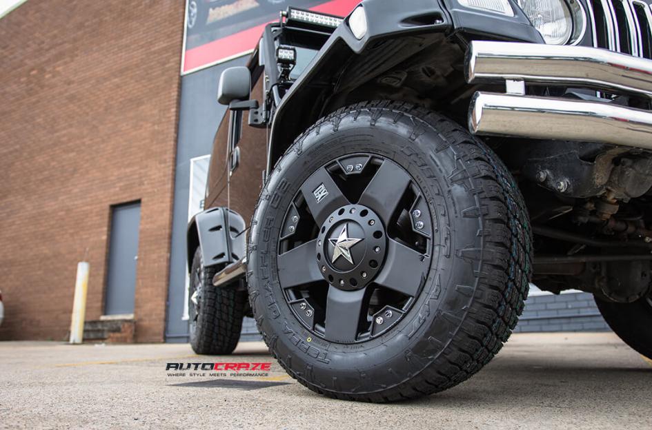 JEEP WRANGLER ROCKSTAR XD MATTE BLACK